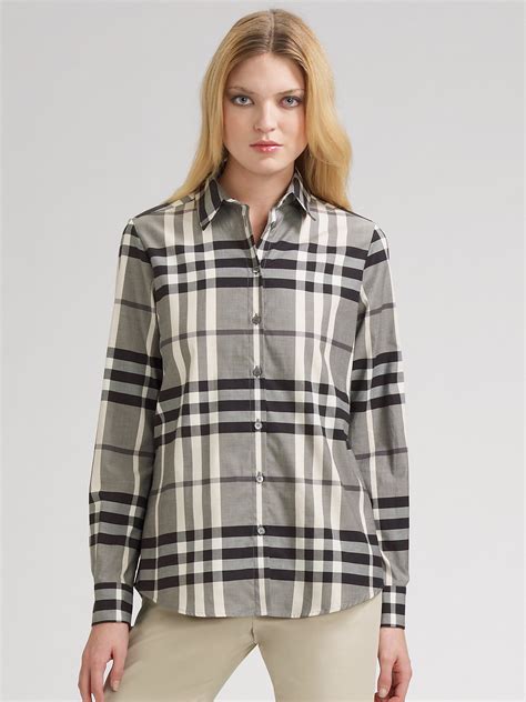 burberry shirts saks|burberry pants women's.